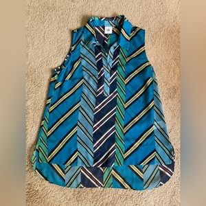 Lovely as always Cabi chiffon feel fabric in great colors. Excellent choice